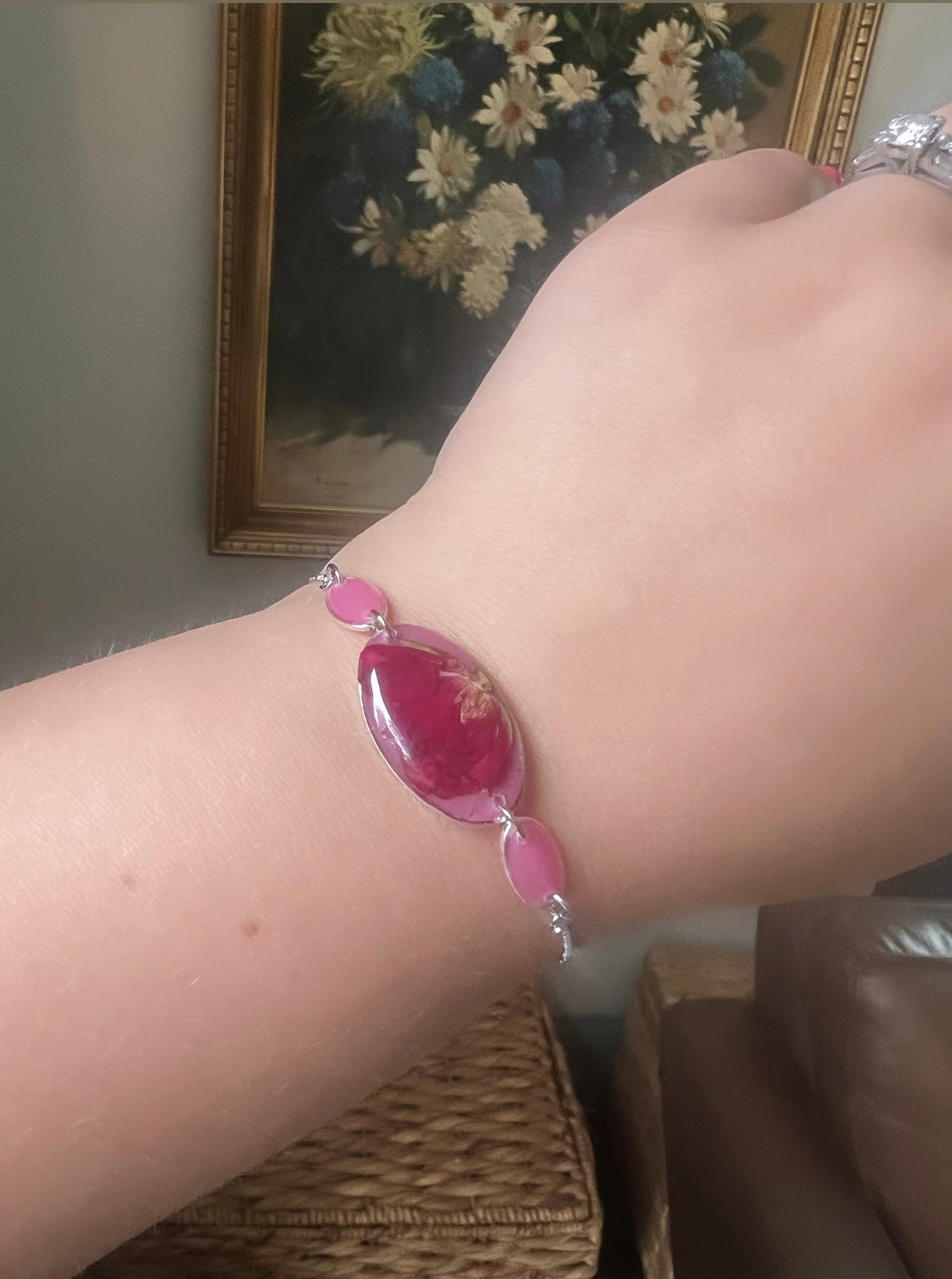 Pink Adjustable Bracelet| Rose