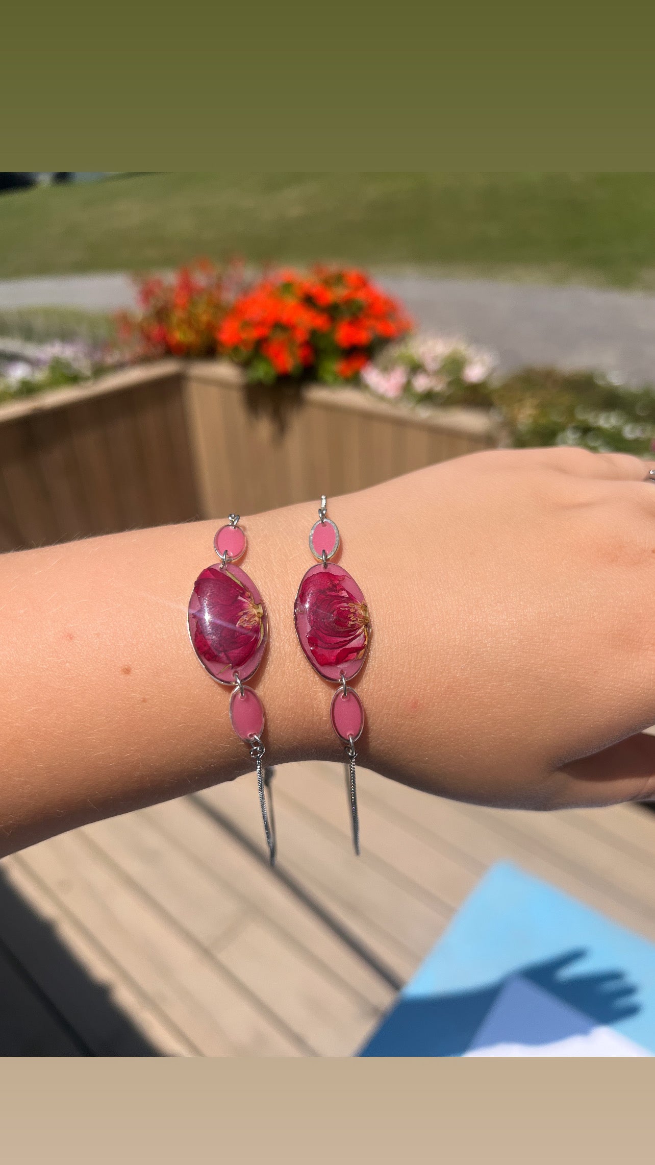 Pink Adjustable Bracelet| Rose